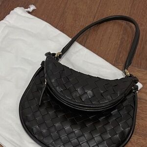 New Leather Handwoven Women's Shoulder Handbag